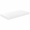 vidaXL Prateleiras de parede suspensas 4 pcs 50x23x3,8cm MDF branco