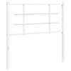 vidaXL Cabeceira de substitui&ccedil;&atilde;o 100 cm metal branco