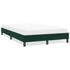 vidaXL Estrutura de cama sem colch&atilde;o verde escuro 120x210 cm Veludo