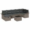 vidaXL Conjunto de Sof&aacute; de Jardim 8 unid. Rattan Sint&eacute;tico