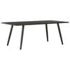vidaXL Mesa de centro 120x60x46 cm preto