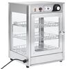 vidaXL Aquecedor de alimentos el&eacute;trico 600 W a&ccedil;o inoxid&aacute;vel