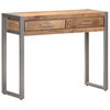 vidaXL Mesa consola 95x35x75 cm madeira de mangueira maci&ccedil;a