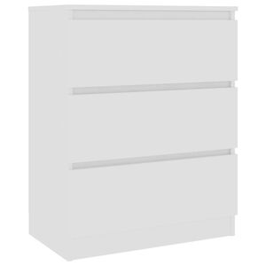 vidaXL Aparador em derivados de madeira 60x35x76 cm branco