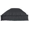 vidaXL Conjunto de Almofadas para Palete 2 pcs Preto 150 x 40 x 8 cm