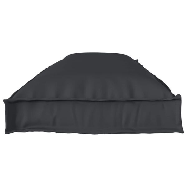 vidaXL Conjunto de Almofadas para Palete 2 pcs Preto 150 x 40 x 8 cm