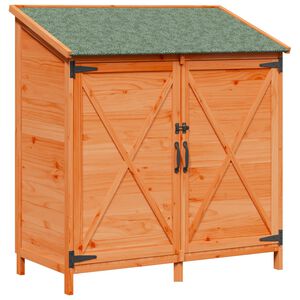 vidaXL Galp&atilde;o de Jardim Castanho 106 x 56 x 113,5 cm