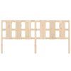 vidaXL Cabeceira de cama 205,5x4x100 cm madeira de pinho maci&ccedil;a