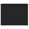 vidaXL Caixa de arrumação 60x42x46 cm derivados de madeira preto