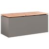 vidaXL Banco de jardim Ferro Enferrujado 100 x 40 x 43 cm A&ccedil;o corten