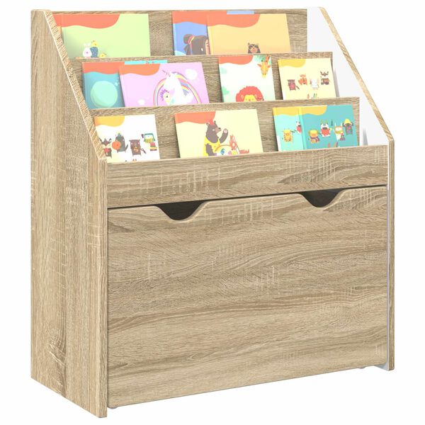 vidaXL Estante Infantil com gaveta Carvalho Sonoma 60 x 29,5 x 69 cm