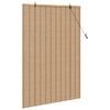 vidaXL Estores de rolo com cortinas Manual Natura 120 x 160 cm Bambu