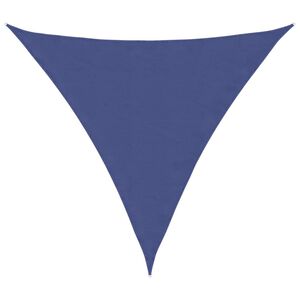 vidaXL Para-sol estilo vela tecido oxford triangular 3x3x3 m azul
