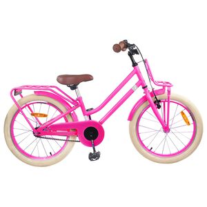vidaXL Bicicleta Infantil 20 Polegadas para 6-11 Anos Rosa Escuro