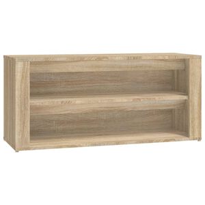 vidaXL Sapateira 100x35x45 cm derivados de madeira carvalho sonoma
