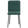 vidaXL Cadeiras de jantar 2 pcs veludo verde-escuro
