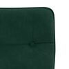 vidaXL Cadeiras de jantar 2 pcs veludo verde-escuro