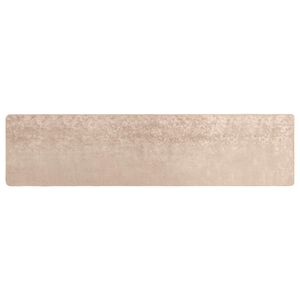 vidaXL Passadeira MARSA Bege 80 x 450 cm Poli&eacute;ster e PVC