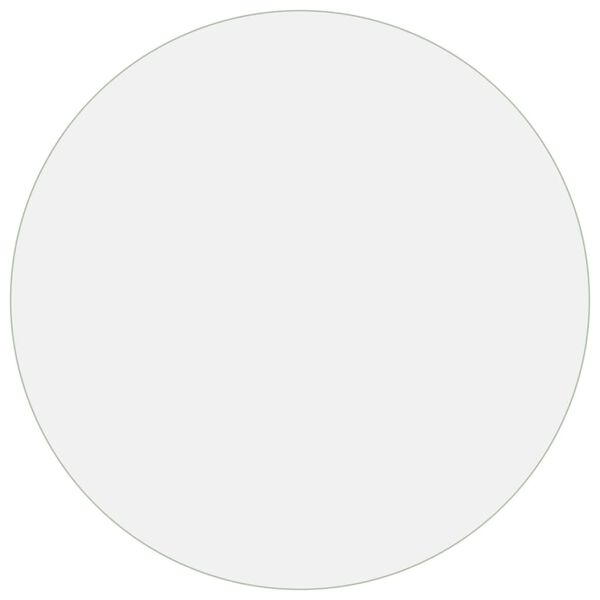 vidaXL Protetor de mesa &Oslash; 90 cm 2 mm PVC mate