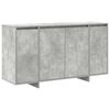 vidaXL Buffet Cinzento 135 x 41 x 75 cm Madeira processada
