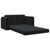 vidaXL Sof&aacute;-Cama 60cm Preto Veludo