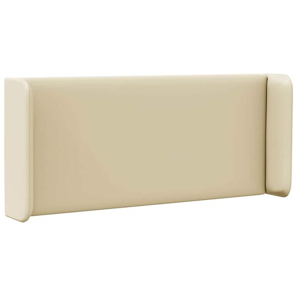 vidaXL Orelha de Cabeceira Creme 40,5 x 40,5 x 4 cm PVC