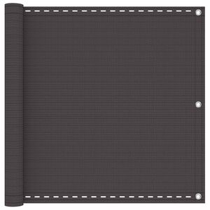 vidaXL Tela de Varanda Retangular 75 x 700 cm HDPE e Alum&iacute;nio