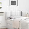 vidaXL Orelha de Cabeceira Branco 40,5 x 40,5 x 4 cm PVC