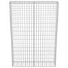 vidaXL Muro gabi&atilde;o com tampas a&ccedil;o galvanizado 100x20x150 cm