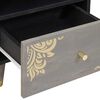 vidaXL Arm&aacute;rio de Cabeceira com gaveta 2 pcs Cinzeto 40 x 33 x 46 cm