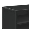 vidaXL M&oacute;vel para TV 80x34,5x40 cm derivados de madeira/metal preto