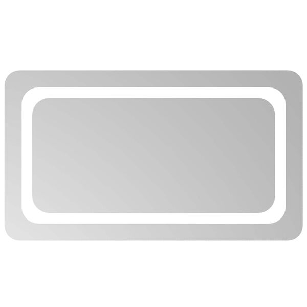 vidaXL Espelho de casa de banho com luzes LED 70x40 cm