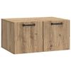 vidaXL Gabinete de TV de Parede 59,5 x 41 x 30 cm Carvalho Arttisan