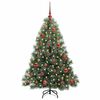 vidaXL &Aacute;rvore de Natal Artificial com 150 LEDs Verde 150 cm PE e PVC