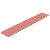 vidaXL Cabeceira de Parede 12 pcs Rosa 90 x 15 cm Veludo