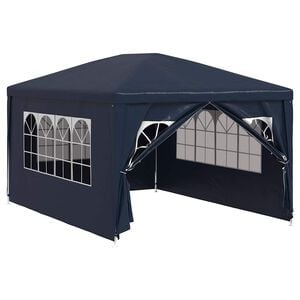 vidaXL Tenda para festas 3x4 m azul