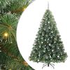 vidaXL &Aacute;rvore de Natal Artificial com 300 LEDs Verde 240 cm PE e PVC