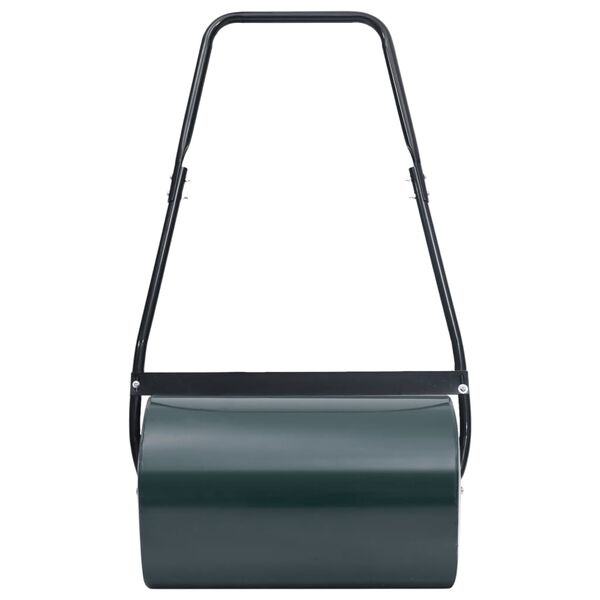 vidaXL Rolo para relvado 63 cm 50 L verde e preto