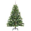 vidaXL &Aacute;rvore de Natal Artificial com 150 LEDs Verde 150 cm PE e PVC