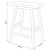 vidaXL Conjunto de bar 3 pcs MDF branco