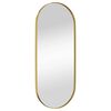 vidaXL Espelho de parede 25x60 cm oval dourado