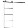 vidaXL Porta deslizante c/ conj. ferragens 76x205cm vidro ESG/alum&iacute;nio