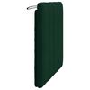 vidaXL Almofad&atilde;o de cabeceira Hanko 80 cm veludo verde-escuro
