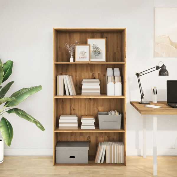 vidaXL Estante 80x30x152 cm derivados de madeira carvalho artisiano