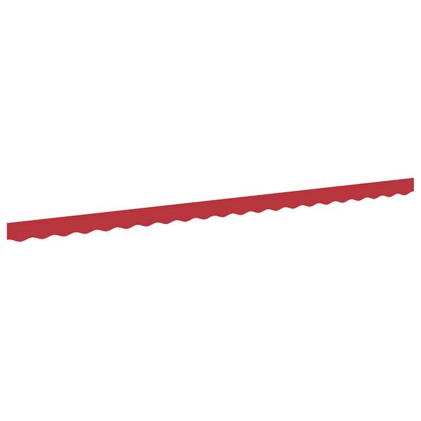 vidaXL Valência de Toldos Vermelho 580 x 20 cm lona