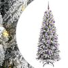 vidaXL &Aacute;rvore de Natal Artificial com 300 LEDs Branco 180 cm