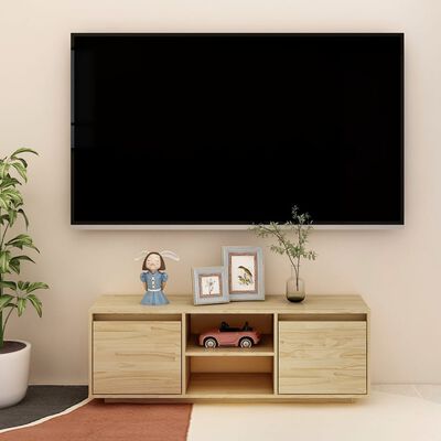 vidaXL Móvel de TV 110x30x40 cm madeira de pinho maciça