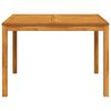 vidaXL Mesa de jantar p/ jardim 110x110x75 cm madeira de ac&aacute;cia maci&ccedil;a