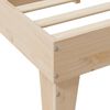 vidaXL Cama com estante sem colch&atilde;o 120x200 cm pinho maci&ccedil;o