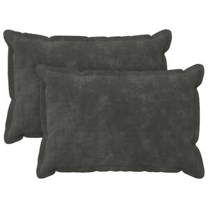 vidaXL Capa almofada 2 pcs HOUTEN Antracite 30 x 50 cm